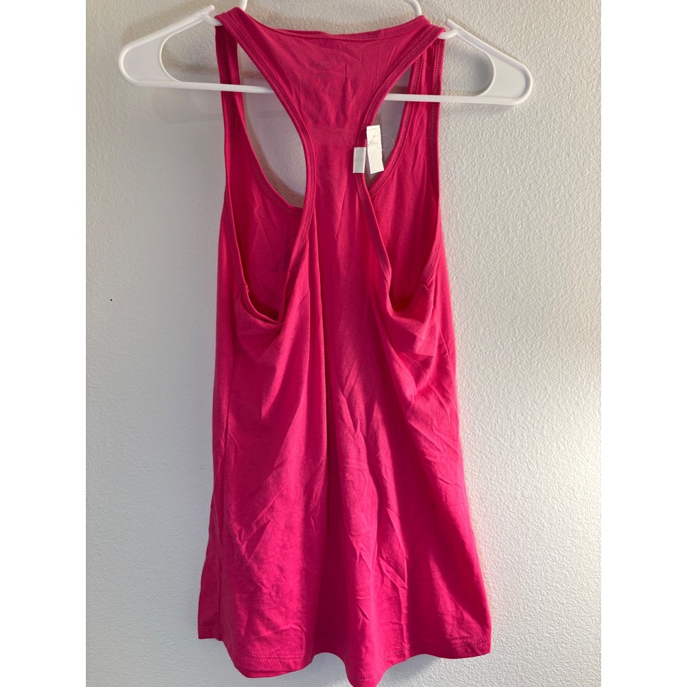 Disney Minnie Mouse Racerback Graphic Tank Top Raspberry Pink Small - Picture 2 of 5